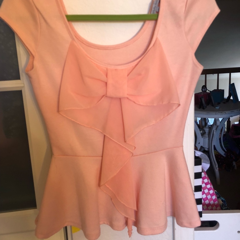 Pink Bow Blouse